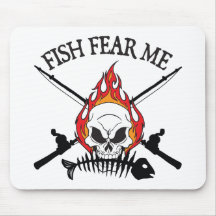 Fish Fear Me Pirate Mouse Pads