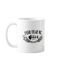 Fish Fear Me Tattoo mugs