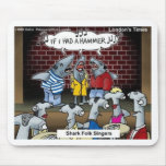 Fish Folk Singers Funny Gifts Tees & Collectibles mousepads