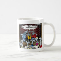 Fish Folk Singers Funny Gifts Tees & Collectibles Coffee Mugs