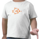 fish food chain t-shirts