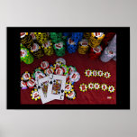 Fish Hooks - Big Slick Poker Poster posters