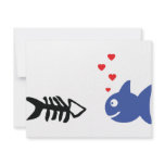 fish in love icon invitations