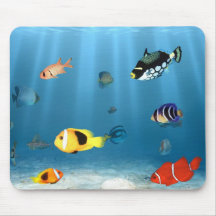 Fish In The Ocean Mouse Mats