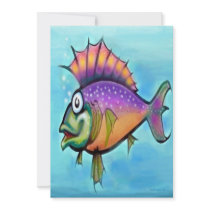 Fish Personalized Invitation