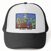 Fish Meet Markets AKA Sushi Bar Funny Gifts & Card Mesh Hats