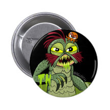 Fish Monster Button