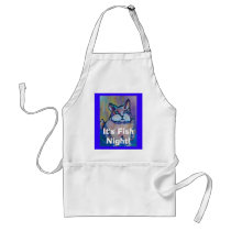 fish night - Apron - Cat