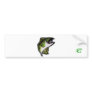 fish on white, C' Bumper Stickers