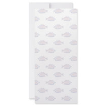 Fish Pattern. Red Line Rainbowfish. Full Colour Rack Card