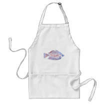 Fish. Red Line Rainbowfish. Apron