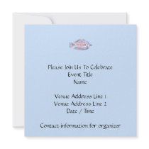 Fish. Red Line Rainbowfish. Personalised Announcement