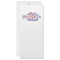 Fish. Red Line Rainbowfish. Rack Card Template