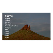 Fish Rock At North Of Port Hedland Split During A Business Card Template