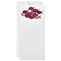 Fish School - Red Full Color Rack Card