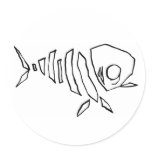 Fish Skeleton stickers