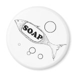 Fish soap magnets