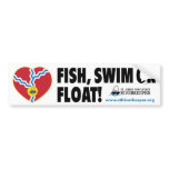 Fish, Swim or Float Bumper Sticker bumper stickers