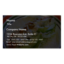 Fish Tacos Food Cabbage Tortillas Business Card