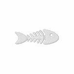 Fishbone embroidered shirts