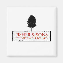 Fisher & Sons Funeral Home Magnet