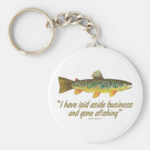Fisherman Quote Key Chain