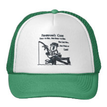 Fishermans Code green Trucker Hat