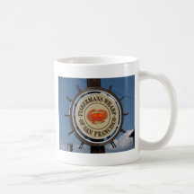 Fisherman's Wharf Sign Coffee Mug