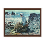 Fisherwoman From Granville By Grigorescu Nicolae postcards