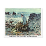 Fisherwoman From Granville By Nicolae Grigorescu postcards