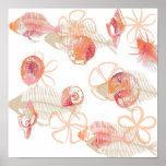 Fishes fossils posters