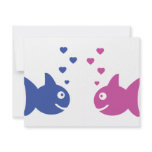 fishes in love icon invitations