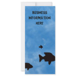 Fishes in the Deep Blue Sea Bookmark Rack Card rack cards