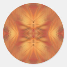 Fisheye Spherical Background Round Stickers