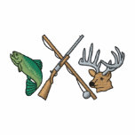 Fishing and Hunting Logo embroidered shirts