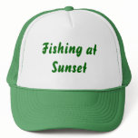 Fishing at Sunset Mesh Hats
