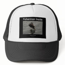 Fishing Bald Eagle Gift Set Mesh Hats