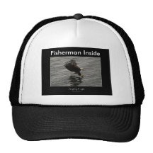 Fishing Bald Eagle Gift Set Mesh Hats