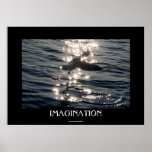 Fishing Bald Eagle & Sunlit Water Photo Poster