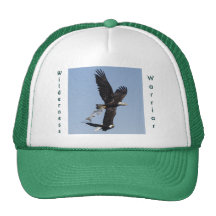 Fishing Bald Eagle Wilderness Warrior Hat