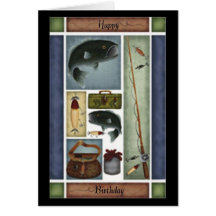 Fishing Birthday Card