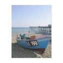 Fishing boat at Bognor Regis, Sussex, UK postcards