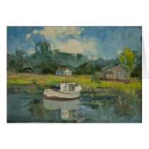 Fishing Boat in the Salt Marshes