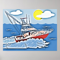 Fishing Boat on the High Seas