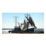 fishing boat photo cards