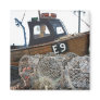Fishing boat, Sidmouth, Devon, UK Fridge Magnet