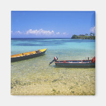 Fishing Boats, Boston Beach, Port Antonio, Refrigerator Magnet