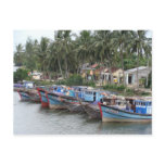 Fishing Boats, Hoi An, Vietnam Postcard