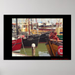 Fishing Boats in Volendam, Netherlands posters