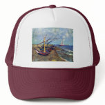 Fishing Boats On The Beach At Saintes-Maries, Fish hats